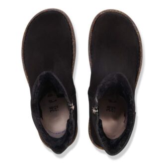 Uppsala Zip en cuir suédé et peau de mouton