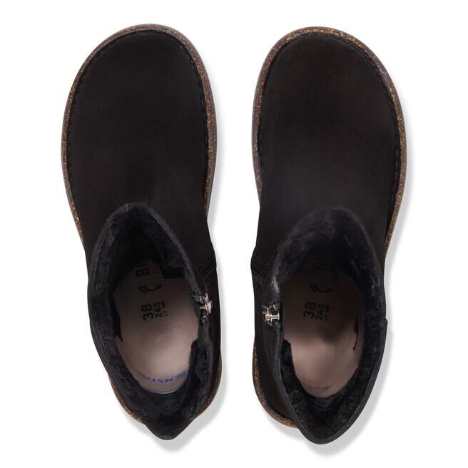 Uppsala Zip en cuir suédé et peau de mouton Uppsala Zip en cuir suédé et peau de mouton