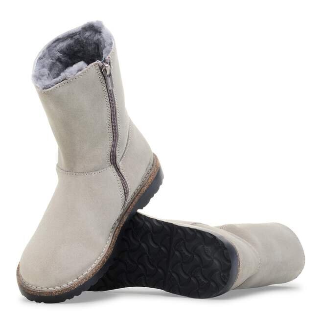 Uppsala Zip en cuir suédé et peau de mouton Uppsala Zip en cuir suédé et peau de mouton