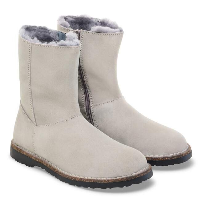 Uppsala Zip en cuir suédé et peau de mouton Uppsala Zip en cuir suédé et peau de mouton