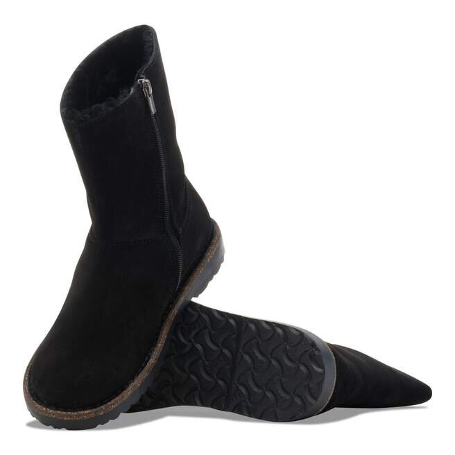 Uppsala Zip en cuir suédé et peau de mouton Uppsala Zip en cuir suédé et peau de mouton