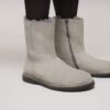 Uppsala Zip en cuir suédé et peau de mouton Uppsala Zip en cuir suédé et peau de mouton