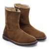 Uppsala Zip en cuir suédé et peau de mouton
