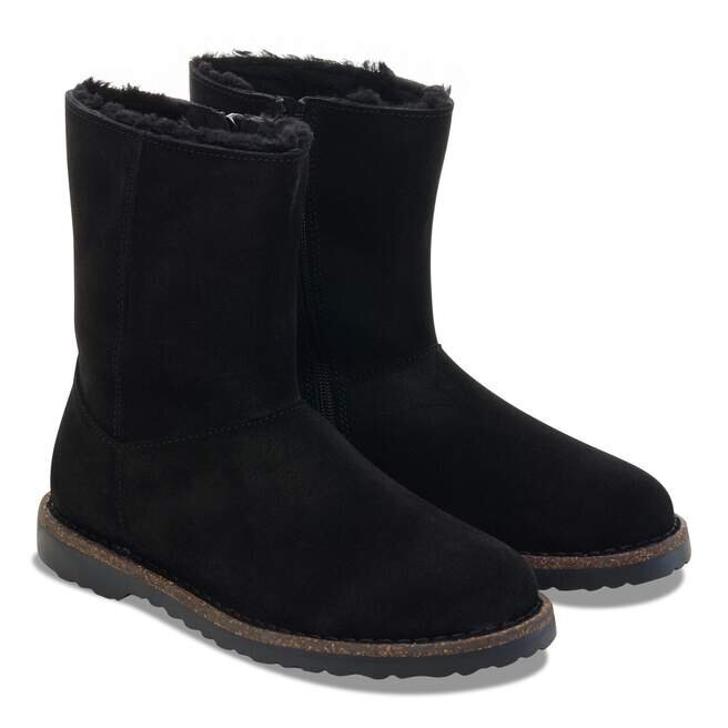 Uppsala Zip en cuir suédé et peau de mouton Uppsala Zip en cuir suédé et peau de mouton